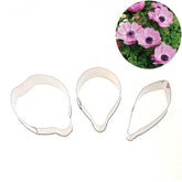 ANEMONE FLOWER PETALS CUTTERS SET A400